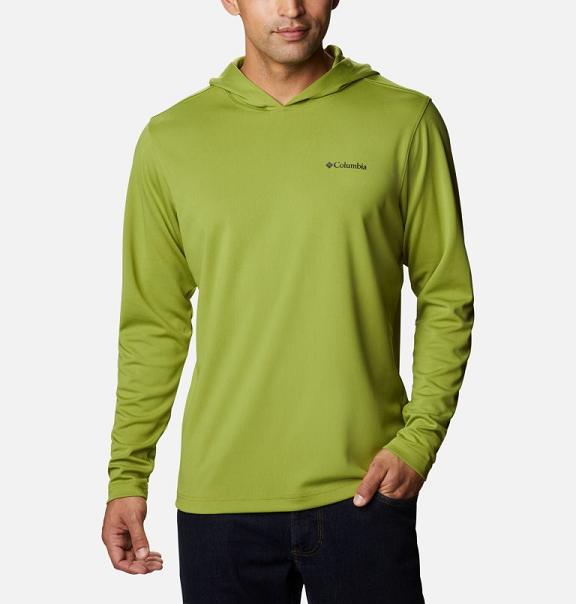 Columbia Mist Trail Hoodies Green For Men's NZ4629 New Zealand